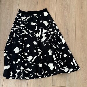 Black and white skirt